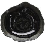 TOGNANA - REEF VERTIGO BLACK SALAD COUPE PLATE 23 x 20 CM RY001235962