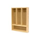 COK - VETA NATURAL WOOD 4 PLACES CUTLERY BOX 22 x 32 CM 12-00033