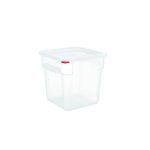 ARAVEN - PC CONTAINER FROSTED 24 x 24 CM H: 23 CM / 8 LT