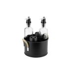 HORECANO - OLD SCHOOL BLACK 5 CONDIMENT SET HRC931052