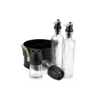 HORECANO - OLD SCHOOL BLACK 5 CONDIMENT SET HRC931052 - Image 2