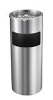 ASH BARREL ST/ST ROUND 25 x 61 CM