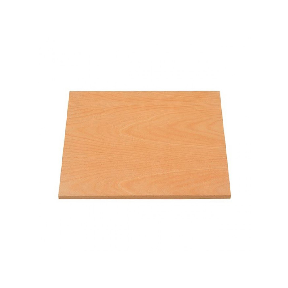 AMW01-3535.jpg GB - SQUARE BEECH VENEER LAMINATED MDF LACQUER COATED 35 x 35 CM - Image 1