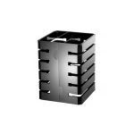 GB - ACRYLIC PUZZLE COLUMN BLACK 22 x 22 CM H: 30 CM