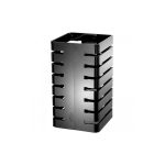 GB - ACRYLIC PUZZLE COLUMN BLACK 22 x 22 CM H: 40 CM