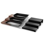 GB - SET OF 3 STEP RISERS HIGH GLOSS BLACK 63 x 40 x 12 CM - Image 2