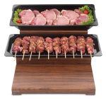 GB - SET OF 3 STEP RISERS WENGE 40 x 63 x 12 CM - Image 2