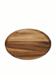 BAG104.jpg *DISCONTINUED - ESPIEL - ACACIA WOODEN ROUND BOARD 30 CM - Image 1