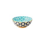 UTOPIA - CADIZ BLUE AND YELLOW BOWL 16 x 6 CM