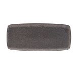 *DISCONTINUED - UTOPIA - MIDAS PEWTER RECTANGULAR PLATTER SUPERIOR STONEWARE 45 x 20 CM