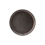 UTOPIA - RAW BLACK PLATE 25 CM *Chipping Guarantee