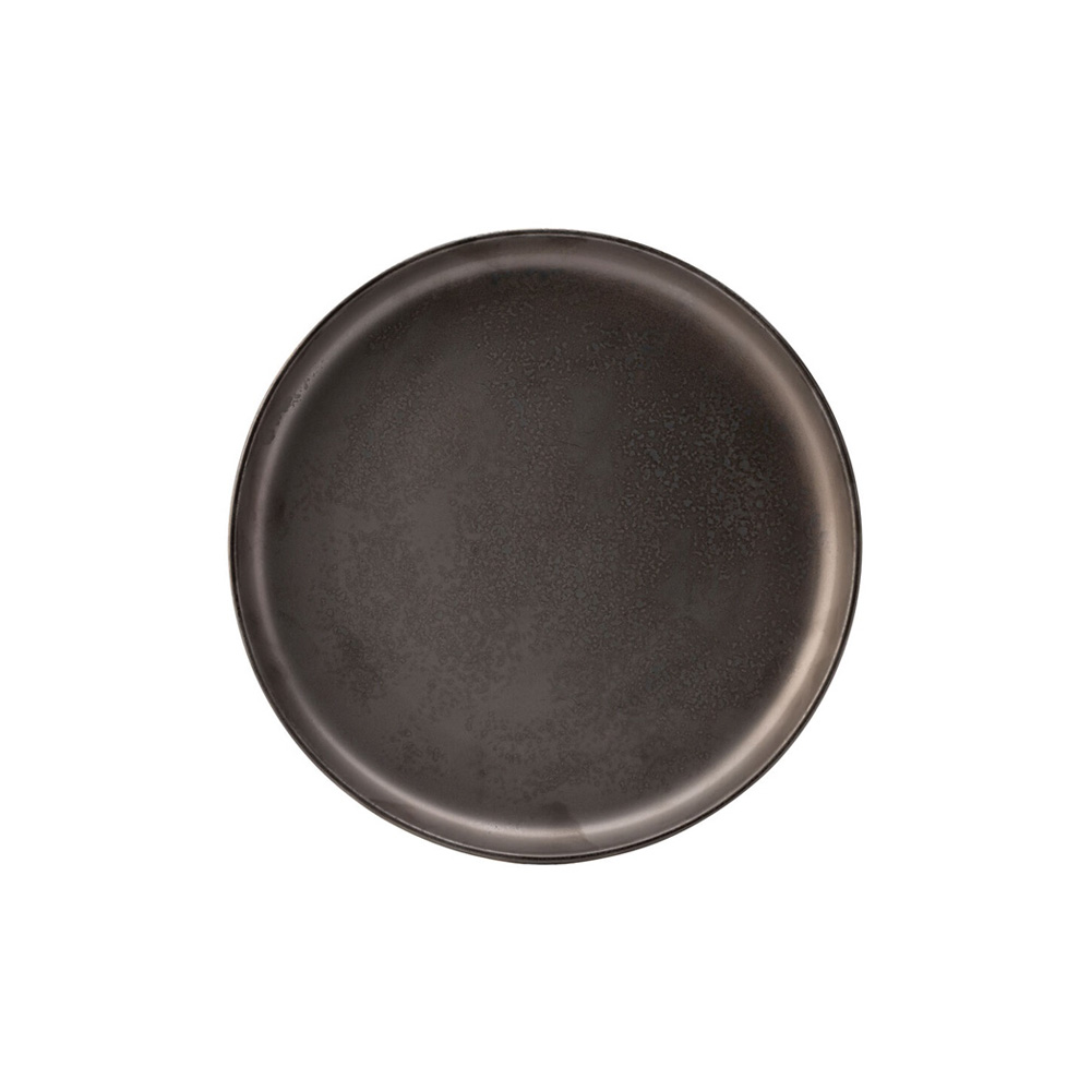 CT7101.jpg UTOPIA - RAW BLACK PLATE 25 CM *Chipping Guarantee - Image 1