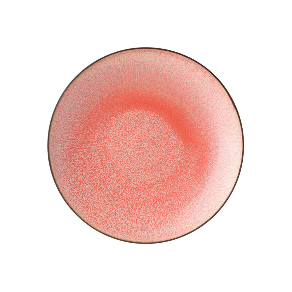 CT7410.jpg UTOPIA - CORAL PINK DINNER PLATE 27 CM *Chip Guarantee - Image 1