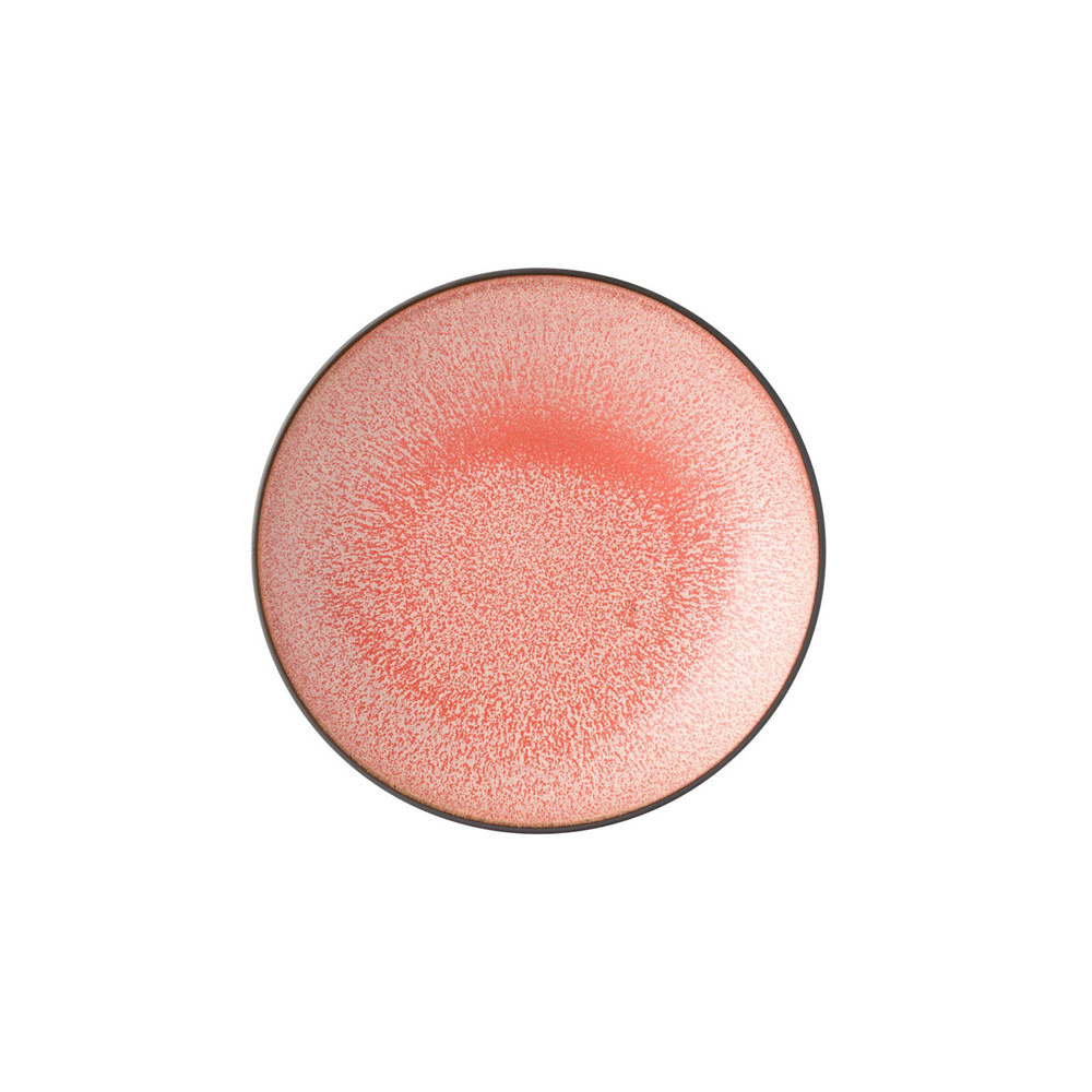 CT7411.jpg UTOPIA - CORAL PINK DESSERT PLATE 20 CM *Chip Guarantee - Image 1