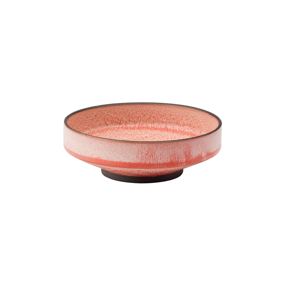 CT7414.jpg UTOPIA - CORAL PINK BOWL 16.5 x 5.5 CM - Image 1
