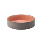 UTOPIA - CORAL PINK WALLED BOWL 16 x 4.5 CM