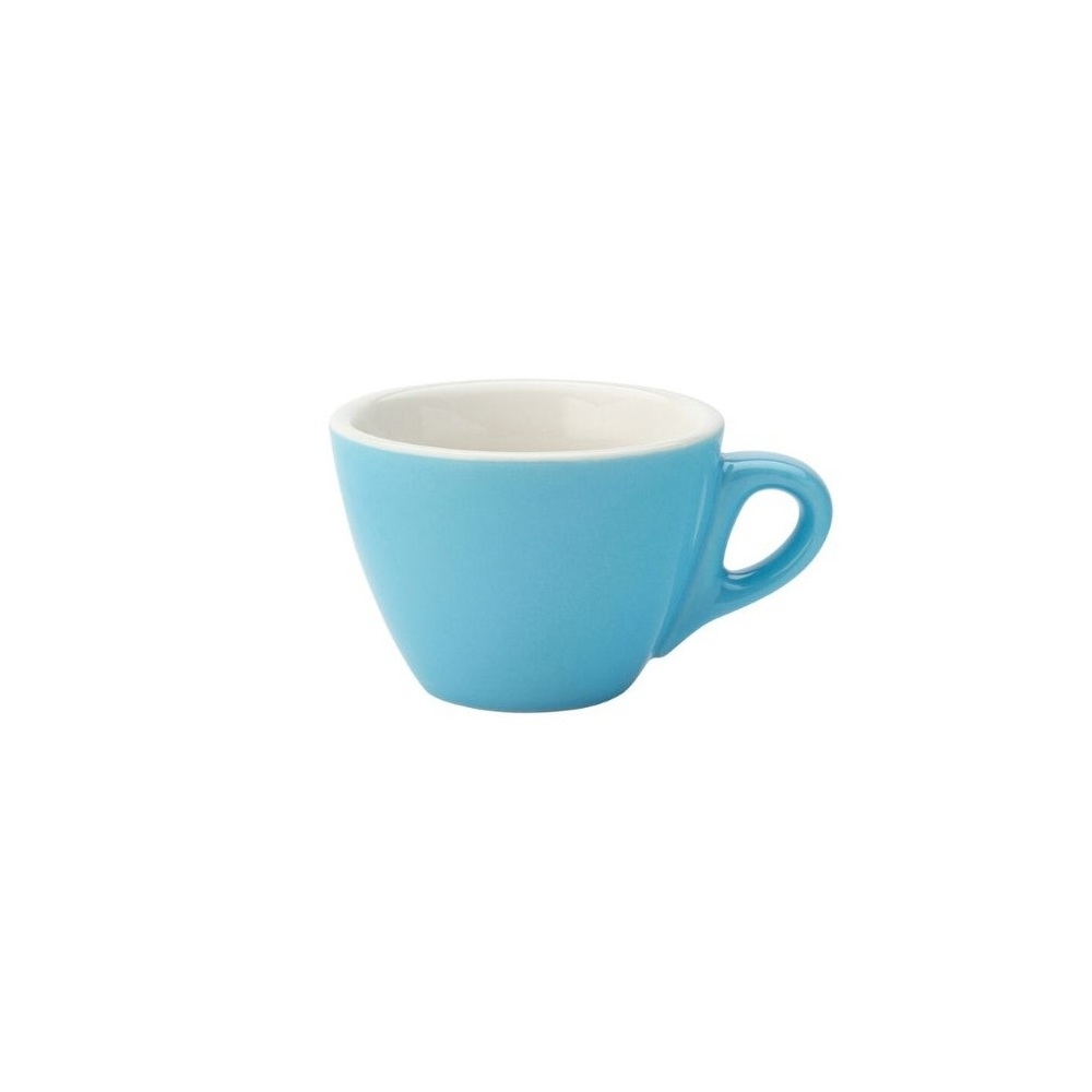 CT8098.jpg UTOPIA - BARISTA BLUE FLAT WHITE CUP 16 CL - Image 1