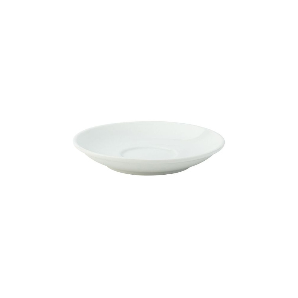 CT8116.jpg UTOPIA - BARISTA WHITE SAUCER 14.5 CM - Image 1