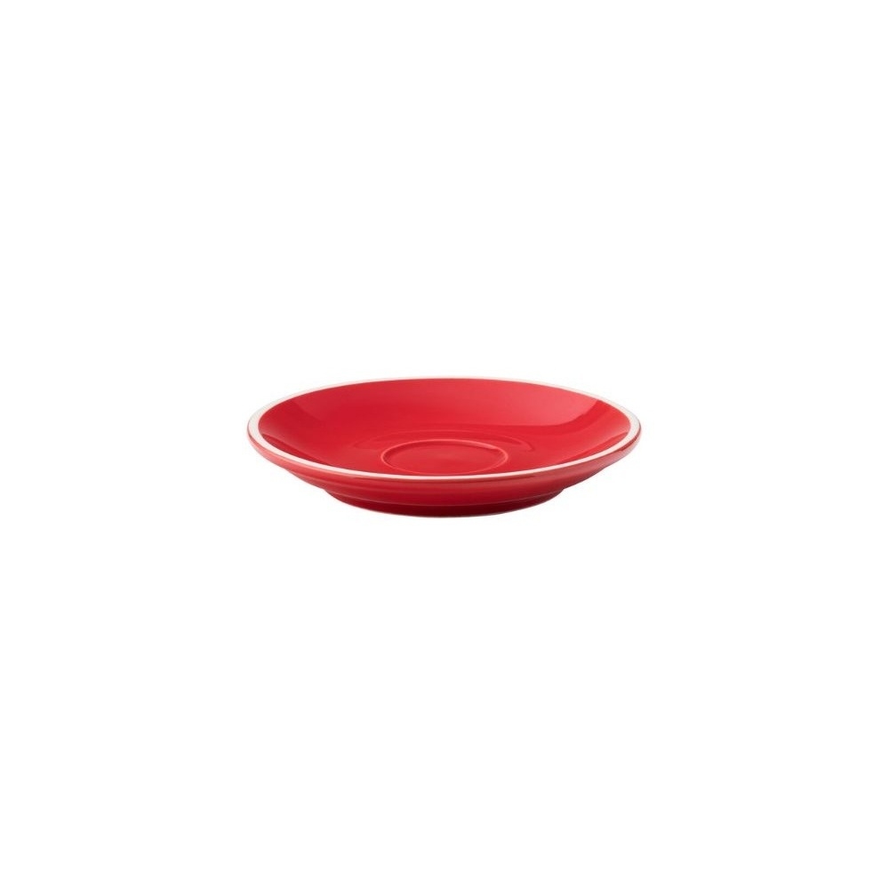 CT8141.jpg UTOPIA - BARISTA RED ESPRESSO SAUCER 11.5 CM - Image 1