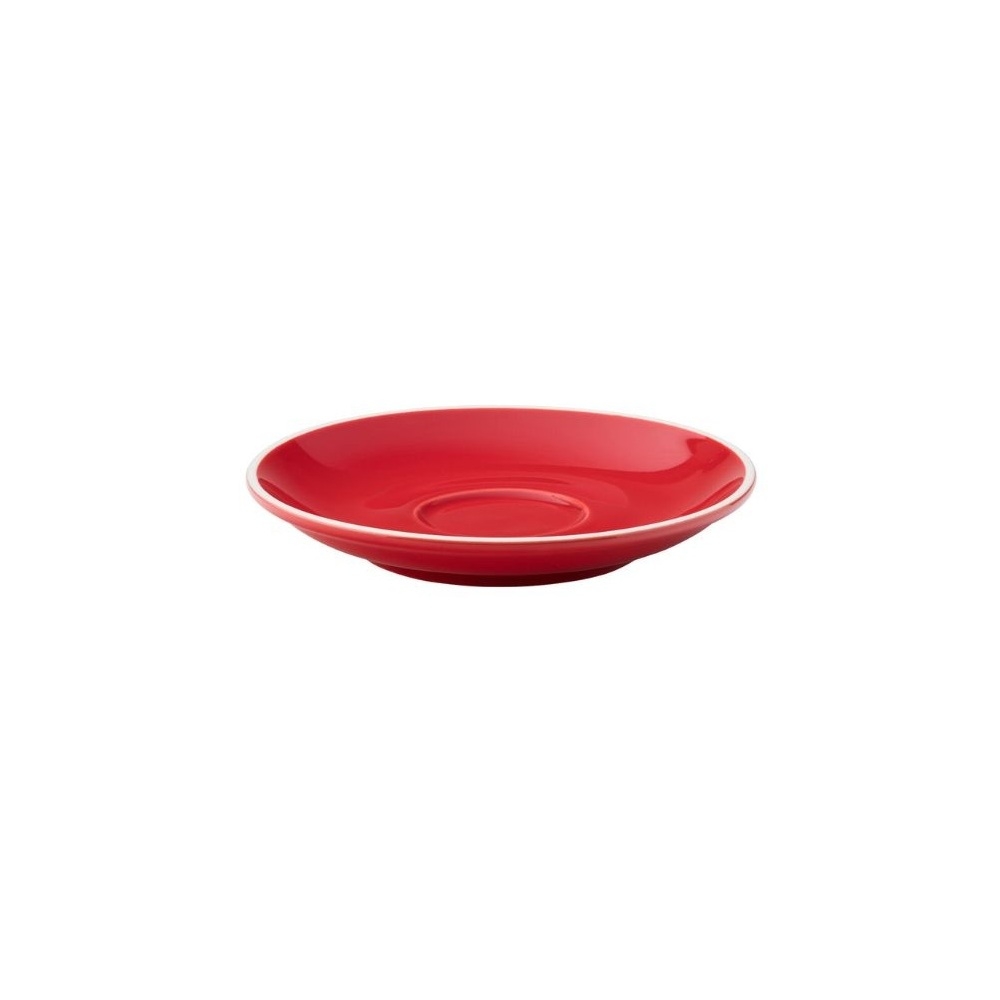 CT8142.jpg UTOPIA - BARISTA RED SAUCER 14.5 CM - Image 1
