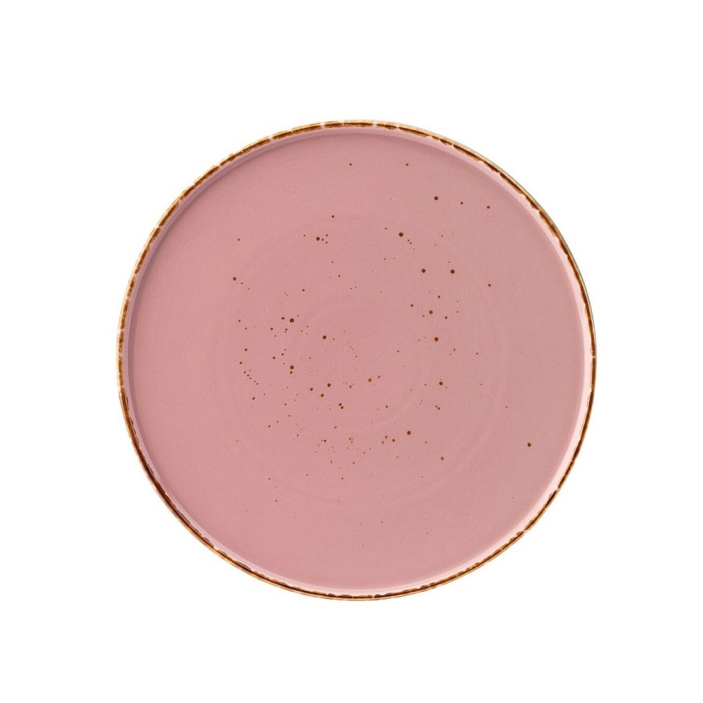 CT9111.jpg UTOPIA - UMBRA PINK COUPE PLATE 27 CM *Chipping Guarantee - Image 1