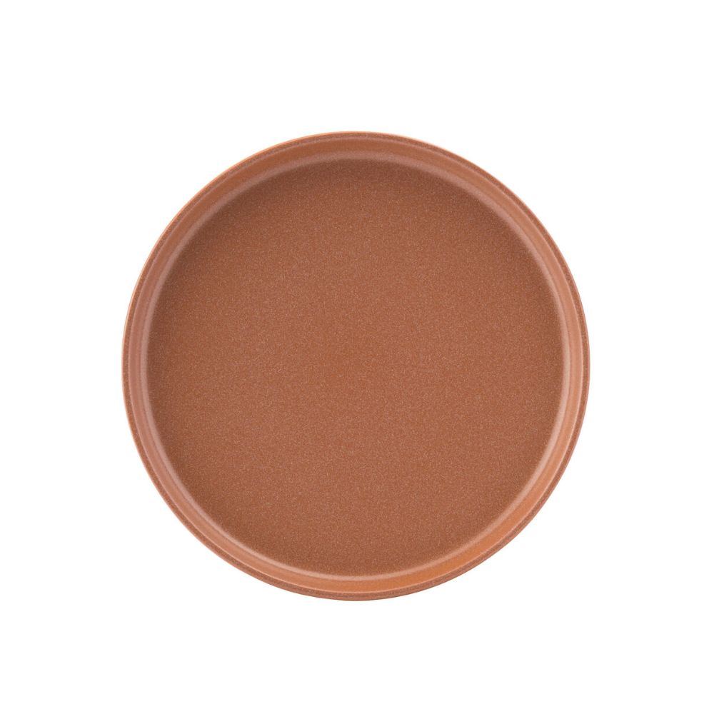 CT9244.jpg UTOPIA - PICO COCOA SUPERIOR STONEWARE COUPE PLATE 22 CM - Image 1