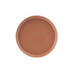 UTOPIA - PICO COCOA SUPERIOR STONEWARE COUPE PLATE 17.5 CM