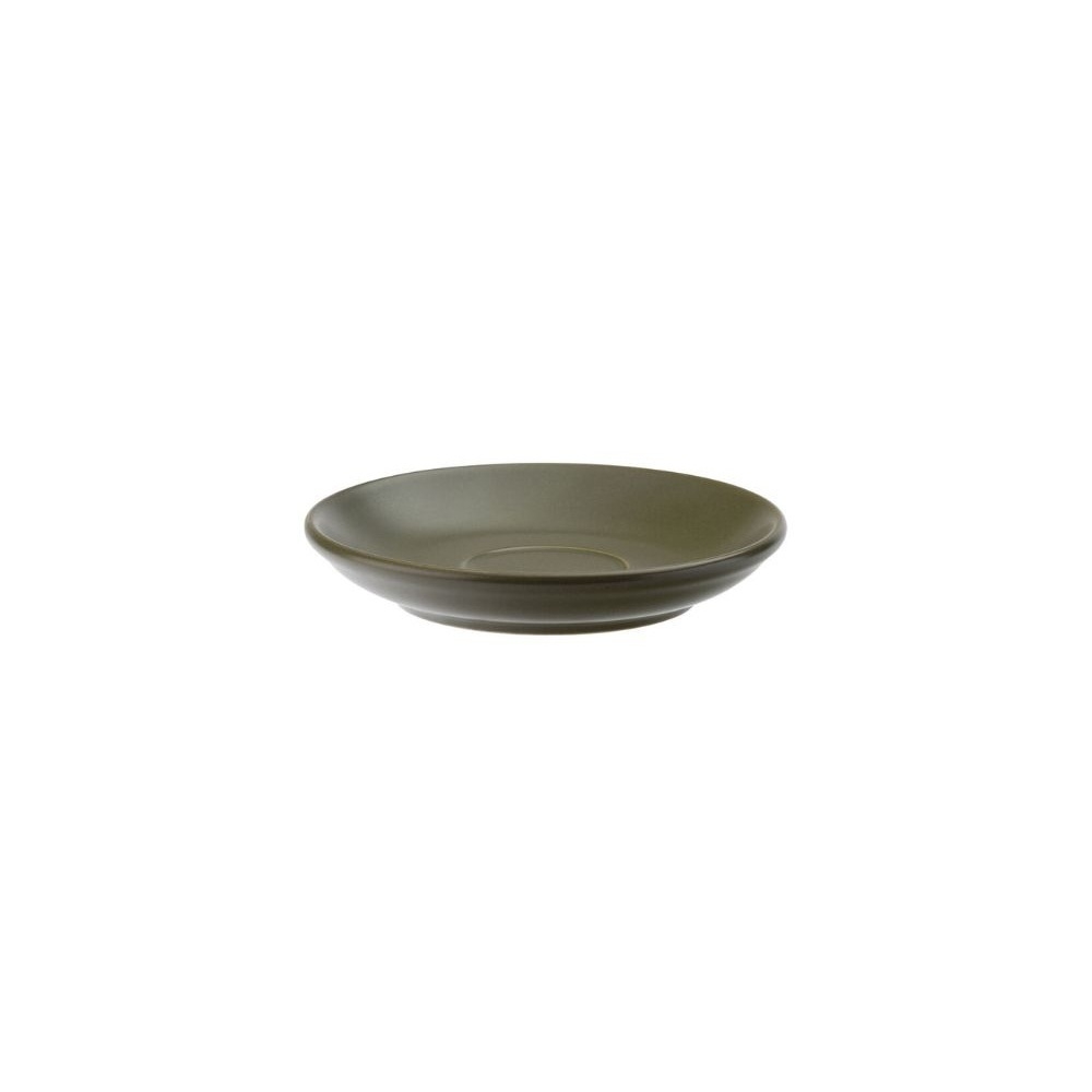 CT9419.jpg UTOPIA - BARISTA MATT OLIVE ESPRESSO SAUCER 11.5 CM - Image 1