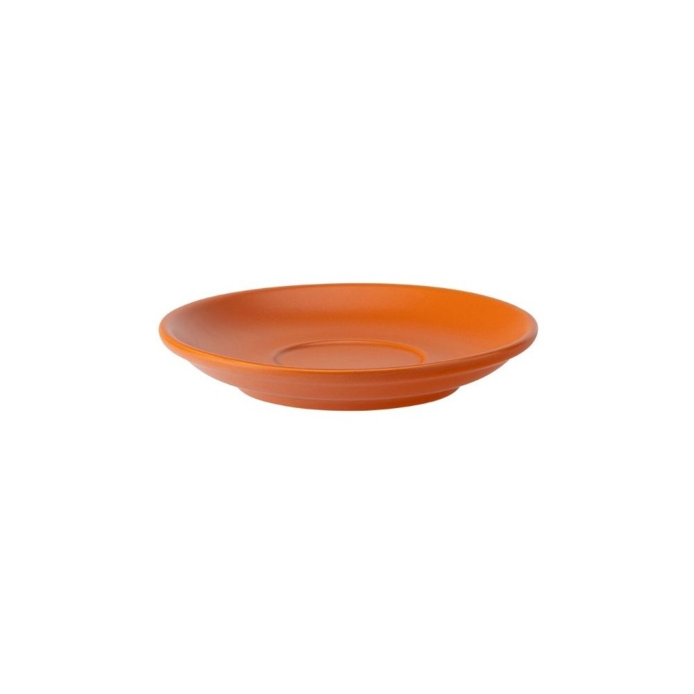 CT9486.jpg UTOPIA - BARISTA MATT ORANGE SAUCER 15.5 CM - Image 1