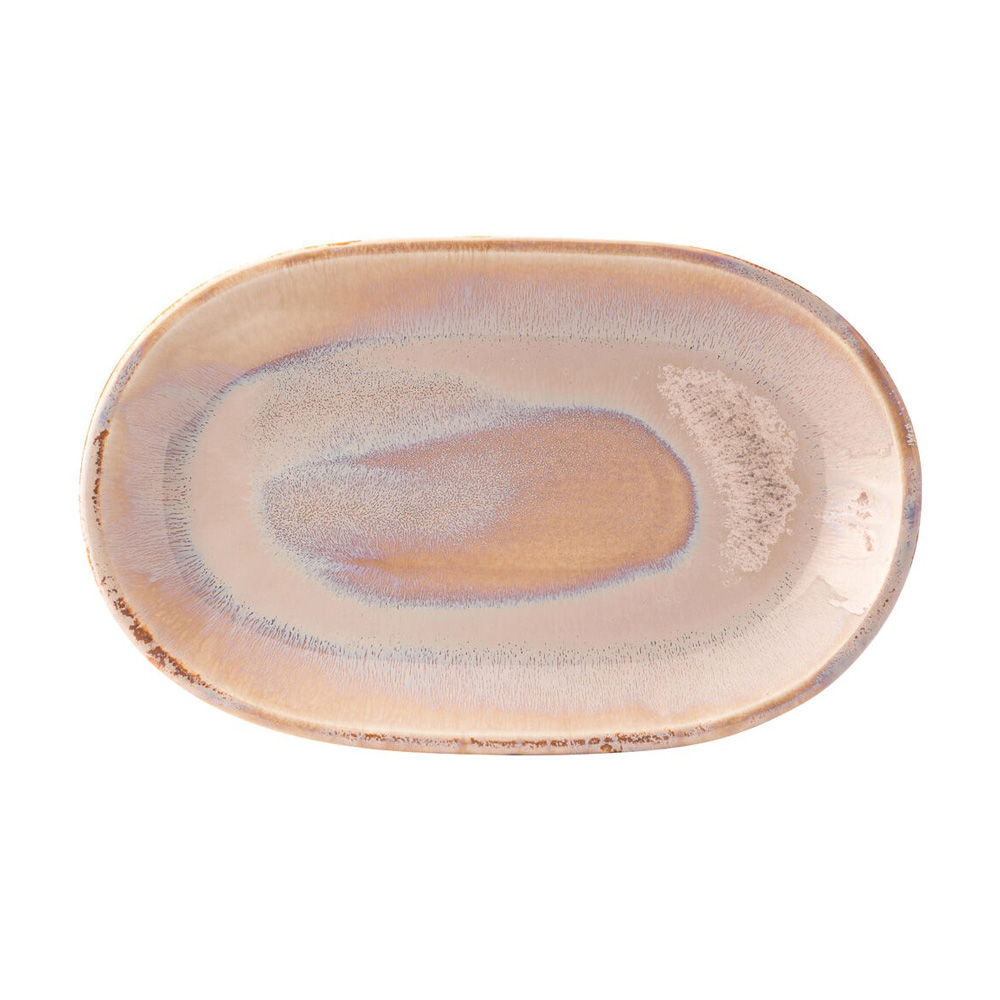 CT9540.jpg *DISCONTINUED - UTOPIA - MURRA BLUSH DEEP COUPE OVAL BOWL 32 x 20 CM - Image 1