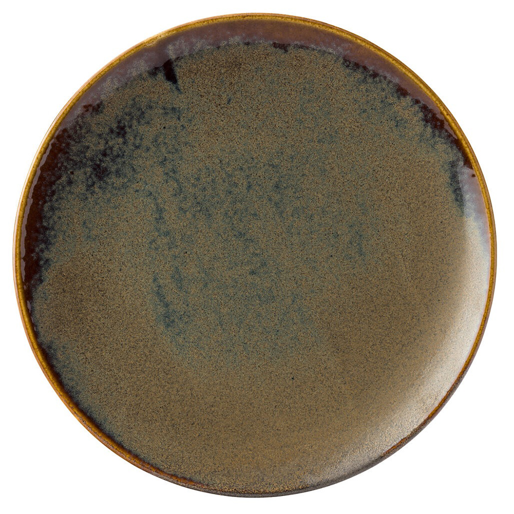 CT9600.jpg *DISCONTINUED - UTOPIA - MURRA TOFFEE COUPE PLATE 30 CM - Image 1