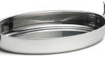 TC - TRI-PLY COOKWARE OVAL PAN WITH 2 HANDLES ST/ST 47 x 27 x 6.5 CM