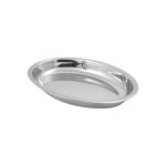 KRAFT - ST/ST OVAL DEEP PLATE 16.5 x 11.5 CM