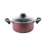 DOMO - CASSEROLE 24 CM RED JOLIE