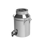 GB - MILK CAN ST/ST WITH FAUCET 5 L / 19 x 25 CM