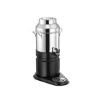 GB - NORMA MILK DISPENSER 5 L BLACK BASE WITH ATTACHED DRIP TRAY