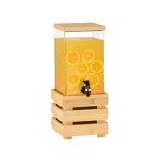 GB - ECO BAMBOO CRATE JUICE DISPENSER 6 L / 20 x 20 x 48 CM
