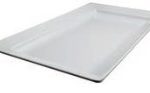 *DISCONTINUED - ILSA - DIDO RECTANGULAR MELAMINE TRAY 49 x 27 CM WHITE