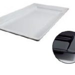 *DISCONTINUED - ILSA - RECTANGULAR MELAMINE TRAY 71 x 40.5 CM BLACK