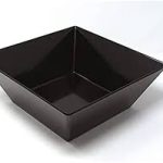 *DISCONTINUED - ILSA - SQUARE MELAMINE BLACK 13 x 13 x 7 CM
