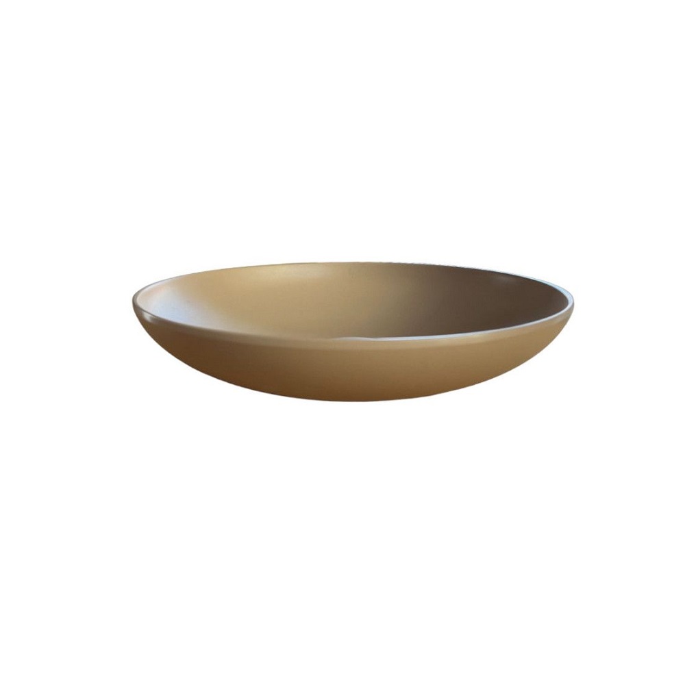 E226214CH00.jpg ILSA - SOLAR BUFFET BOWL MELAMINE 35 x 7 CM KHAKI - Image 1