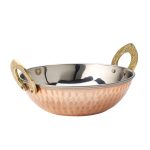 UTOPIA - COPPER KADAI DISH 17.5 CM / 69 CL
