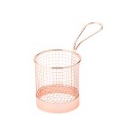 UTOPIA - COPPER ROUND SERVING BASKET 9 CM