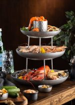 UTOPIA - VINTAGE STEEL SEAFOOD TOWER LARGE STAND 19.5 x 15.5 CM - Image 2