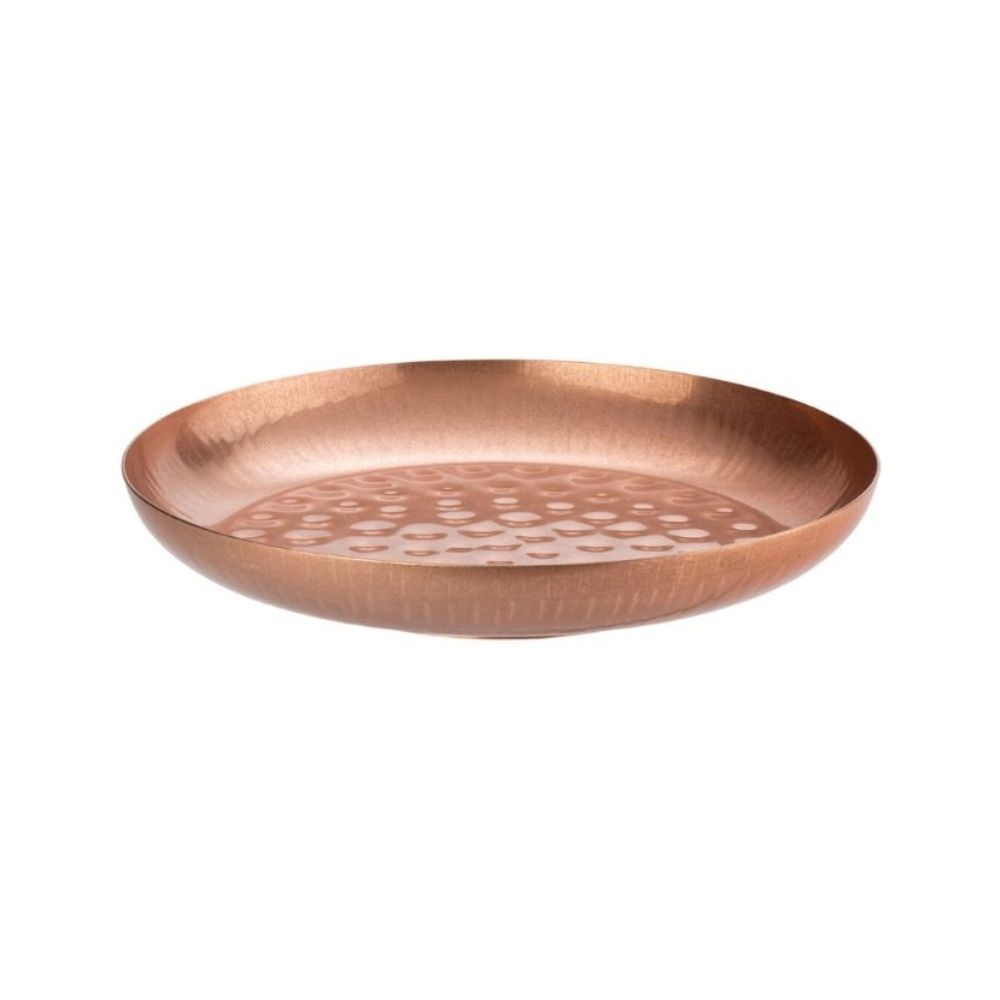 F91521.jpg UTOPIA - VINTAGE COPPER SEAFOOD TOWER SERVING BOWL 29.5 x 5 CM - Image 1