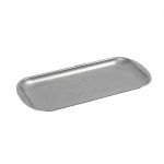 ESPIEL - SNOW ST/ST RECTANGULAR PLATE SILVER 33 x 16.5 x 1.5 CM