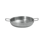 ESPIEL - SNOW ST/ST ROUND SERVING PAN 32 x 22 x 6 CM