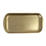 ESPIEL - SNOW ST/ST RECTANGULAR PLATE GOLD 41 x 23 x 1.5 CM - Image 2