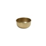 ESPIEL - SNOW ST/ST DIP BOWL GOLD 7.7 x 4 CM