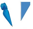 BLUE NON-SLIP PIPING BAG 47 CM / BOX OF 100